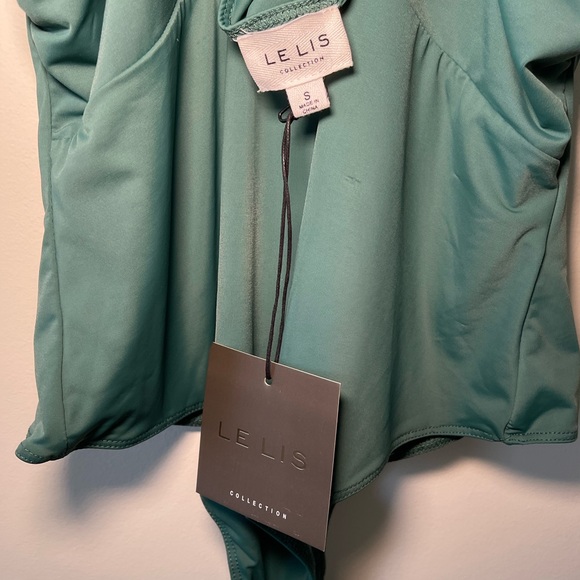 NWT Le Lis Emerald Green Bodysuit - Picture 7 of 7